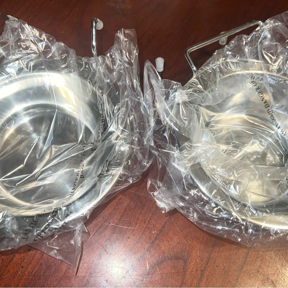 Pet Food Water Bowls Stationary Dog Bowl Hanging Feeder Dish Pet Feeding Tools - Picture 3 of 5
